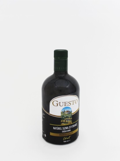 GUESTO Premium Natürel Sızma Soğuk Sıkım Zeytinyağı 750 ML