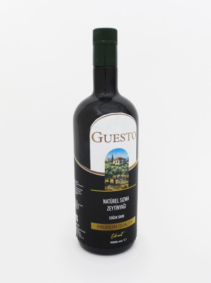GUESTO Premium Natürel Sızma Soğuk Sıkım Zeytinyağı 1 L