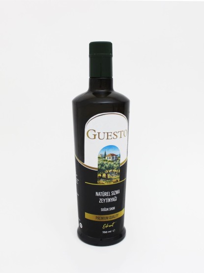 GUESTO Premium Natürel Sızma Soğuk Sıkım Zeytinyağı 750 ML